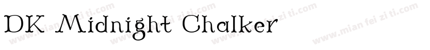 DK Midnight Chalker字体转换